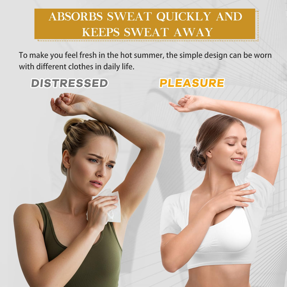 Zhanmai underarm sweat pads black close-up blending with outfits.