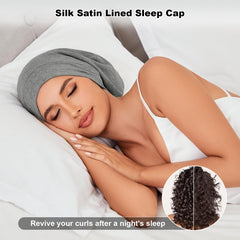 ZHENSILK satin lining close-up reduces friction and frizz