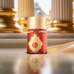 zimaya elixir red pour femme gift-ready box display suggests premium fragrance gifting
