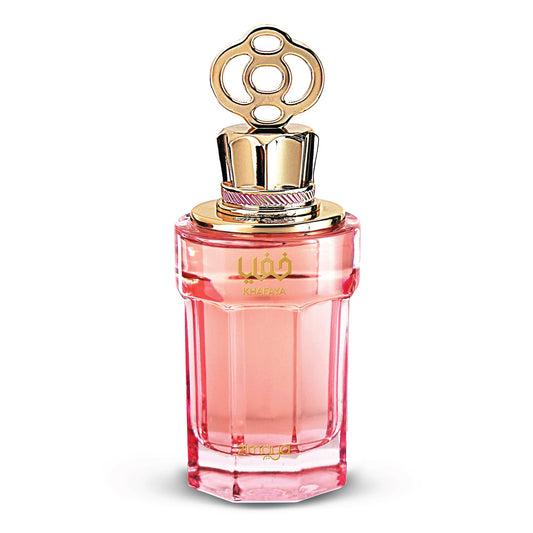 Zimaya Khafaya Pour Femme bottle highlights bold floral notes for daytime confidence