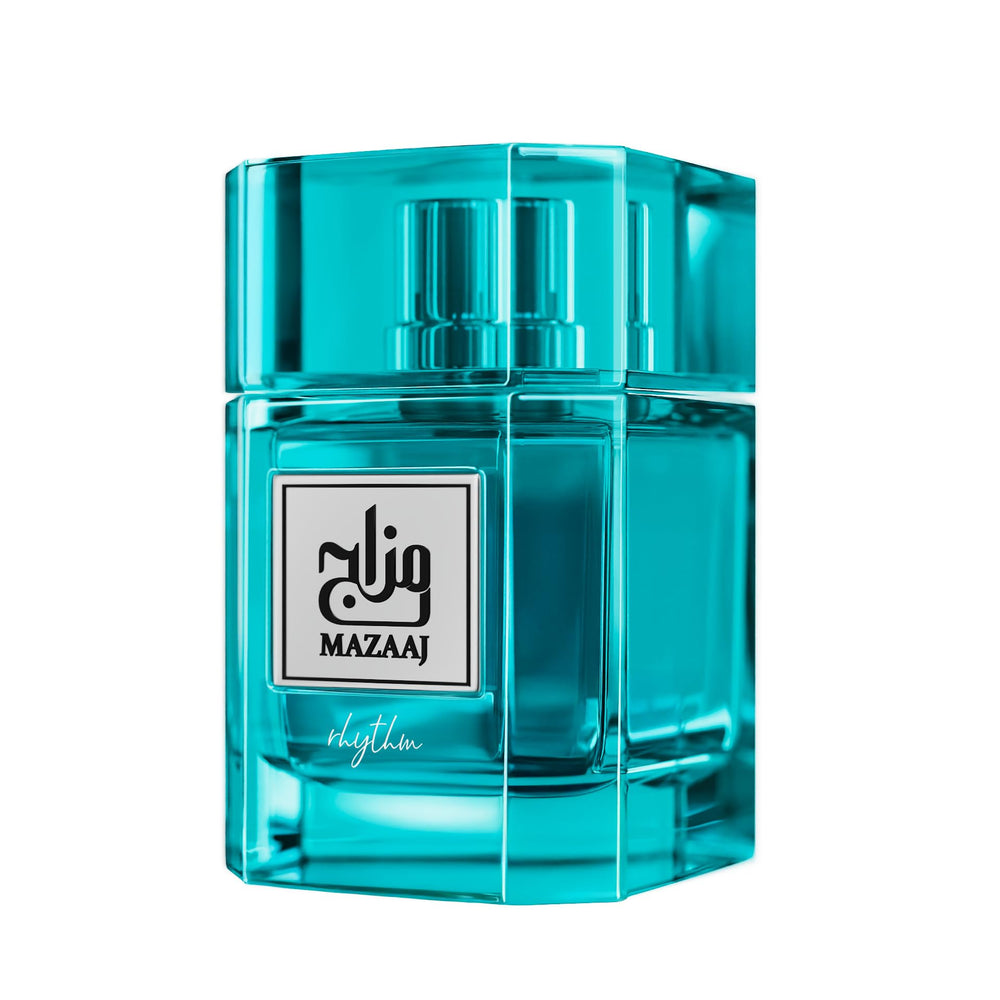 Zimaya Mazaaj Rhythm heart notes blend green apple and ginger for brightness.
