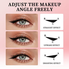 zimdun dual-ended eyeliner pencil provides gel and winged tips in one tool.