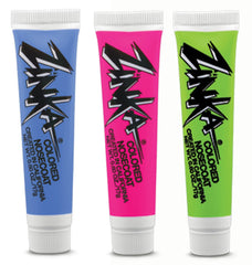 Zinka Nosecoat blue tube showing color coverage for sun protection