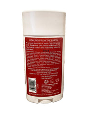 Zion Health Original Bold clay deodorant application swatch demonstrates natural odor control.