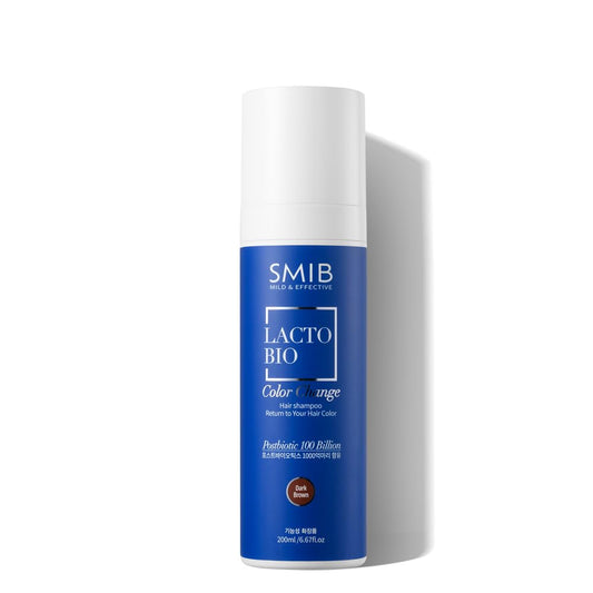 ZIOSTAND SMIB LactoBio shampoo bottle front shows gray coverage focus