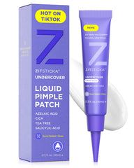 ZitSticka liquid pimple patch tube packaging for convenient on-the-go acne care.