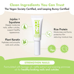Zizia Botanicals Citrus Nail Tonic scent notes of mandarin grapefruit bergamot.