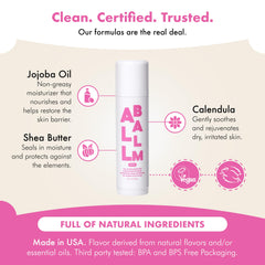 Zizia Botanicals Rose Multi All Balm Stick ideal for hands and lips.