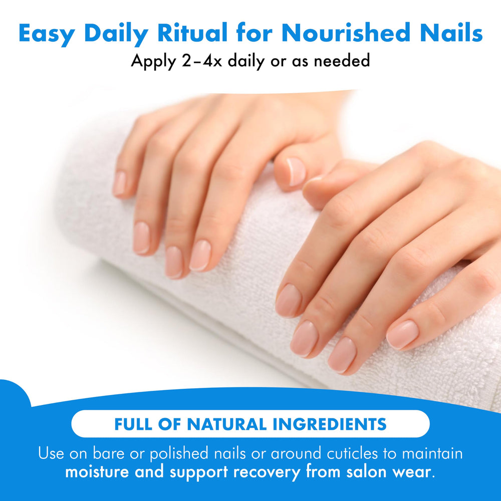 Zizia Botanicals Unscented Nail Tonic fragrance-free packaging label clearly displayed.
