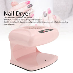 ZJchao Air Nail Dryer hot air mode accelerates polish drying.