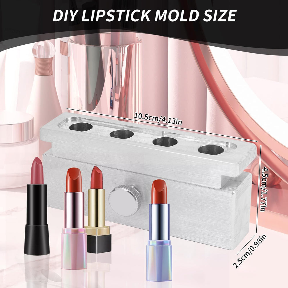 ZJchao aluminum alloy body offers durable, high-gloss construction for DIY cosmetics.