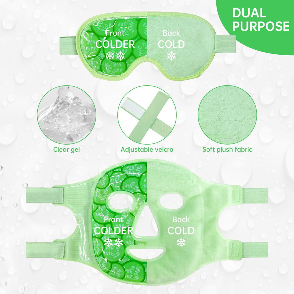 ZNOCUETOD eye and facial coverage during post-work recovery