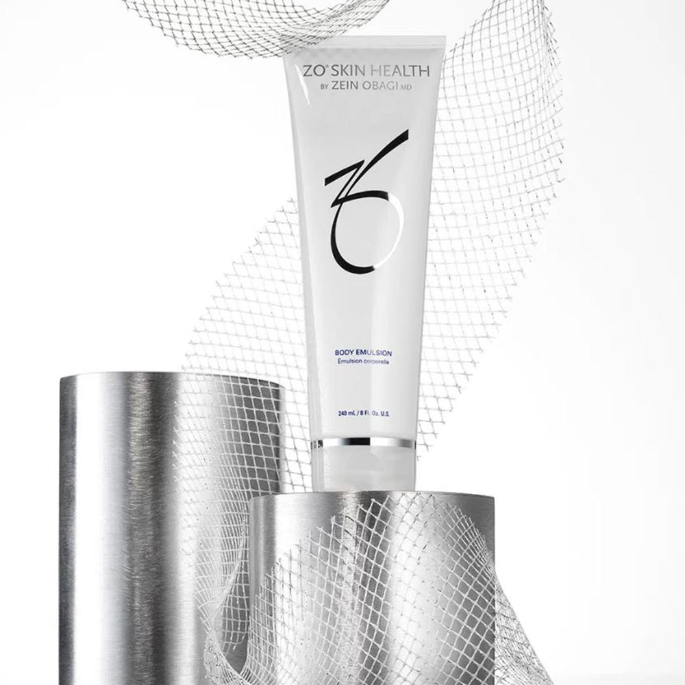 ZO SKIN HEALTH Body Emulsion ingredient list close-up