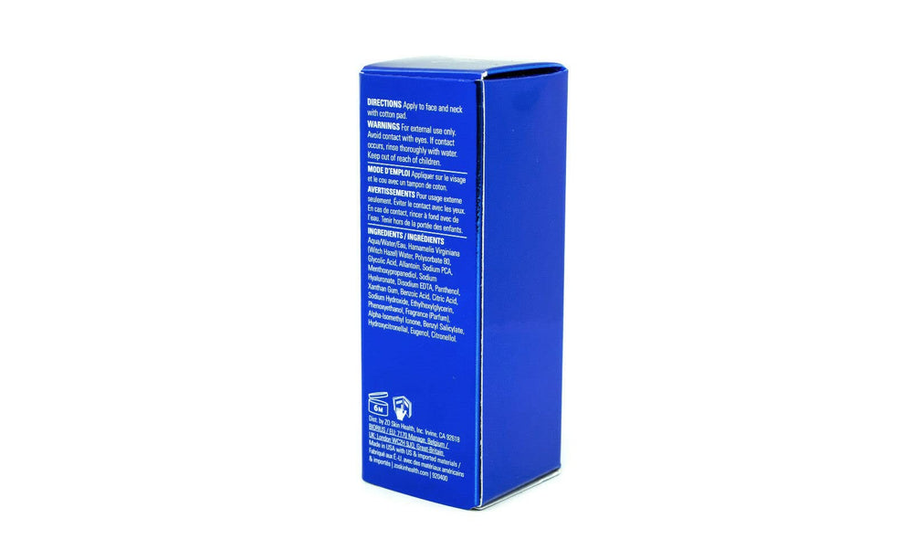 ZO SKIN HEALTH Calming Toner bottle shows gentle formula preps skin for moisturizer.