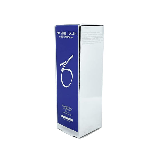 ZO SKIN HEALTH Illuminating AOX Serum bottle showing premium antioxidant protection for city skin.