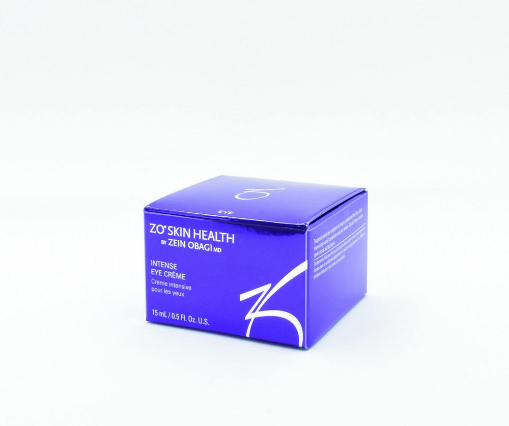 ZO SKIN HEALTH Intense Eye Creme bottle closeup for premium eye-care packaging