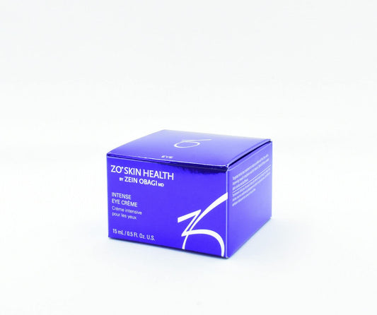 ZO SKIN HEALTH Intense Eye Creme bottle closeup for premium eye-care packaging