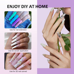 ZoCCee set with sizes 8, 10, 12, 14 for versatile nail art