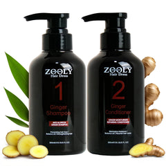 ZOOLY PROFESSIONAL ginger shampoo bottle amber formula for scalp care