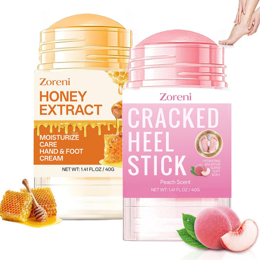 Zoreni Foot Cream 2-Pack hydrates and softens feet.