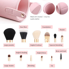 Z'OREYA vegan synthetic bristles deliver soft pickup for precise makeup application.