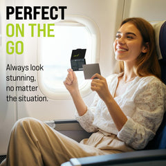 ZOROM'S oily-skin-friendly blotting sheets deliver a matte look.