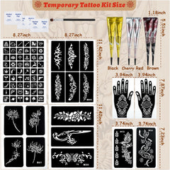 ZPTYCHZ tattoo cones in brown, black, cherry red, and green for bold color.