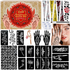ZPTYCHZ temporary tattoo kit for at home art with six pieces.