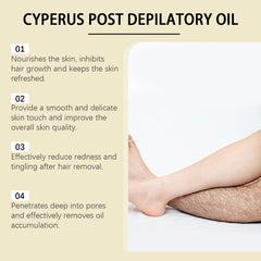 ZTSGU Cyperus Rotundus Oil light-texture for quick absorption.