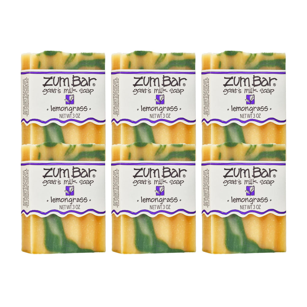 Zum Indigo Wild Goat Milk Soap Bar Lemongrass slice shows a soothing, moisturizing cleanse
