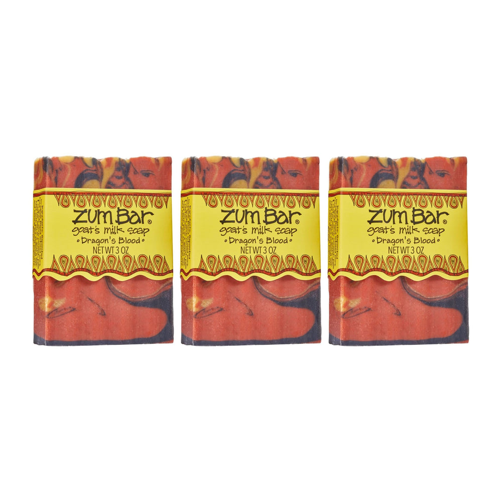 Zum Indigo Wild Goat's Milk Soap Dragon's Blood bar with hydrating lather for hands.