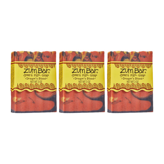 Zum Indigo Wild Goat's Milk Soap Dragon's Blood bar with hydrating lather for hands.
