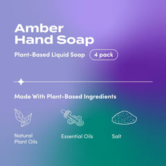 Zum Indigo Wild hand soap pump dispenser releasing rich lather with natural plant oils