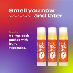 Zum Kiss Stick organic beeswax focus highlighting natural lip care ingredients