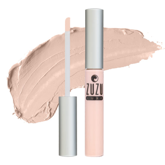 Zuzu Luxe Concealer C-3 tube for porcelain to fair cool undertones brightens skin tone