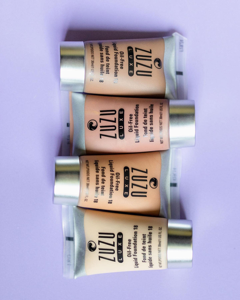 Zuzu Luxe Oil Free Foundation L-4 enriched with aloe supports supple, resilient skin