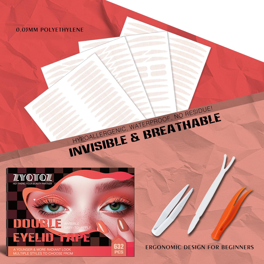 Three eye shapes shown with ZYQTQZ sizes.