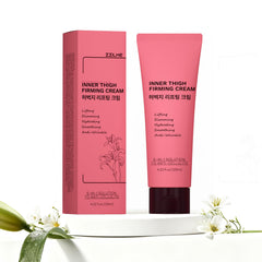 ZZILME Inner Thigh Firming Cream bottle promotes hydration and subtle firming.