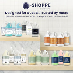 1-Shoppe All-in-Kit Infuse Lavender Mint gallon container for hospitality replenishment.