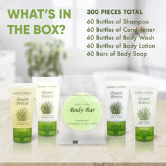 1-Shoppe All-in-Kit travel conditioner bottle for guest care.