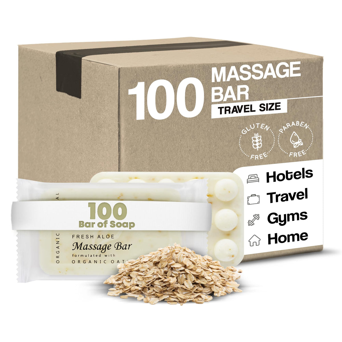 1-Shoppe All-in-Kit travel-size hotel bar soap sachets for convenient guest room use
