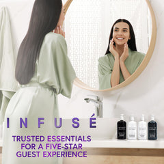 1-Shoppe Infuse Lavender Mint Aloe Vera adds soothing care for guests.