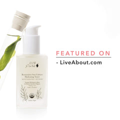 100% PURE Algae and sea kelp minerals nourish the skin.