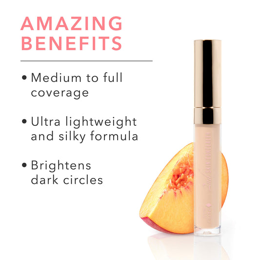 Close-up of 100% PURE 2nd Skin Concealer Shade 1 application wand for smooth blending