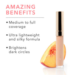 Undereye application scene for quick concealment with 100percent-pure Shade 3.