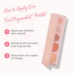 Vegan and cruelty-free beauty from 100% PURE Rose Gold Palette.