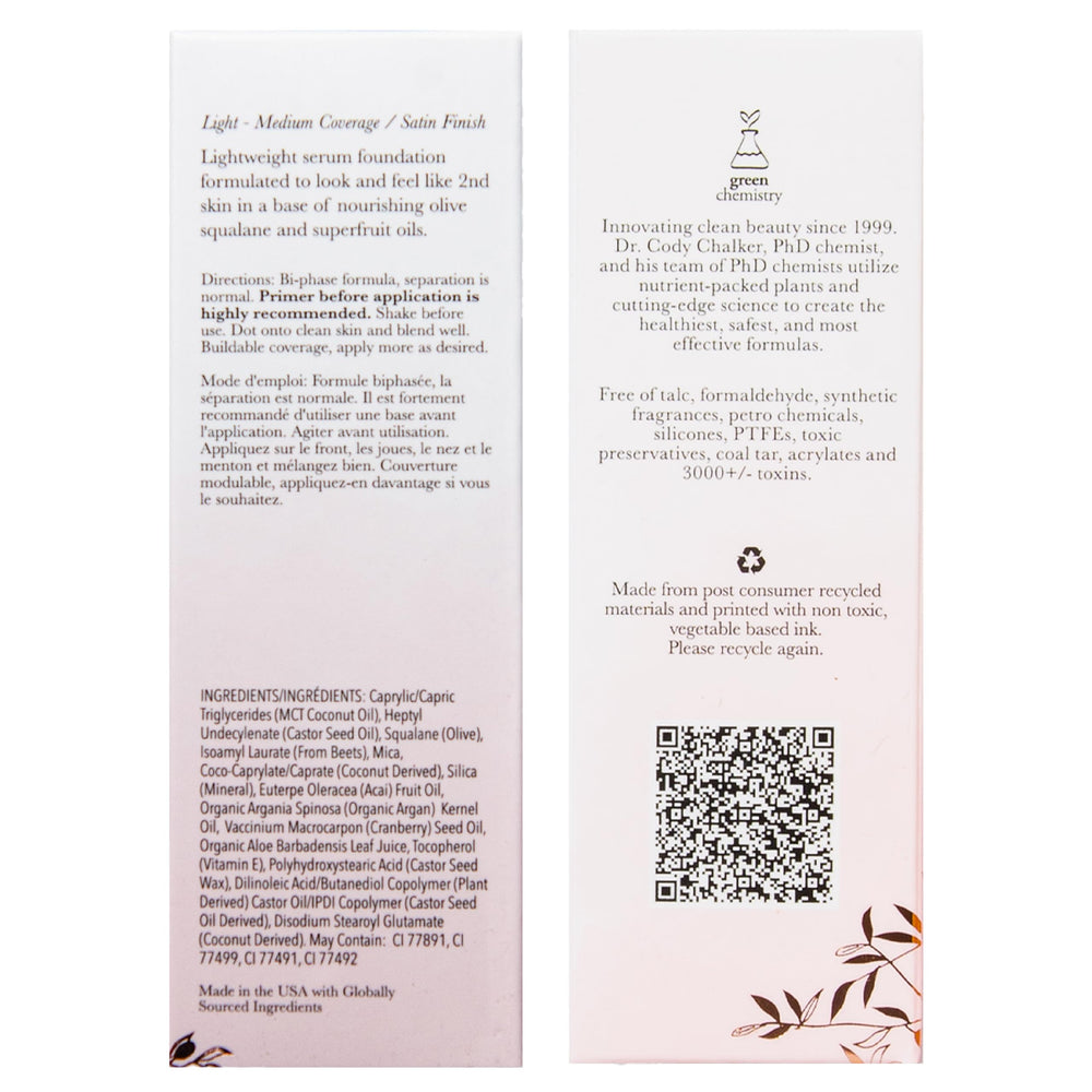 100% PURE 2nd Skin application brush enables quick, even coverage.