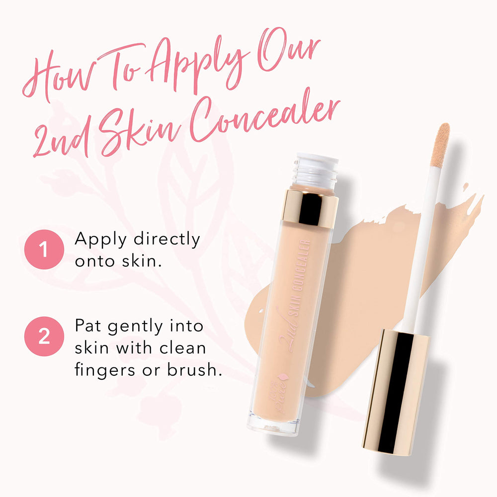 Coffee bean caffeine brightening in 100% PURE concealer around eyes.