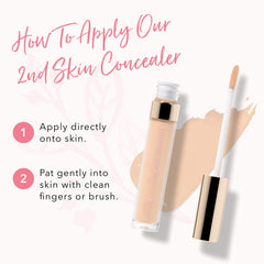 Coffee bean caffeine brightening in 100% PURE concealer around eyes.