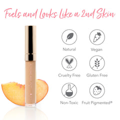 Fruit pigments in 100% PURE 2nd Skin Concealer shade 5 include peach and apricot